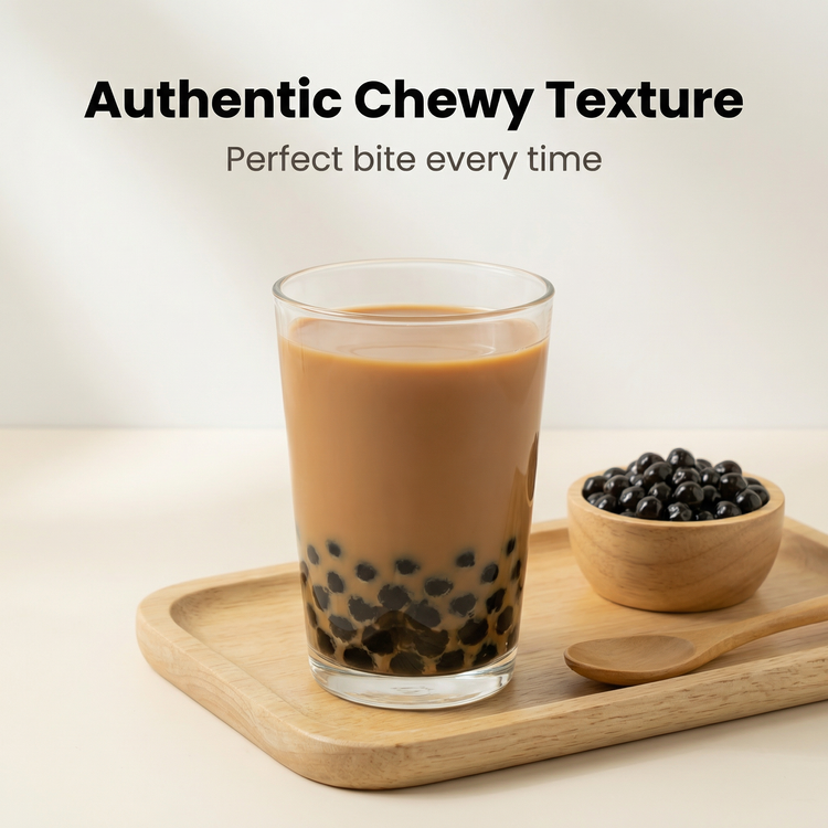 Tapioca Pearls 2.2 | Premium Boba for Bubble Tea | 3kg Bag