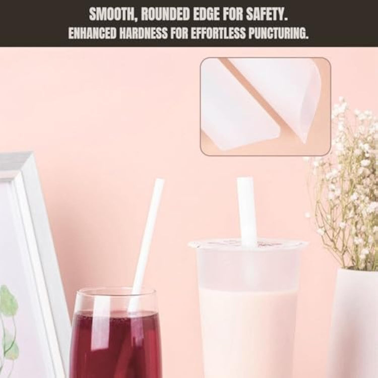 Biodegradable PLA Straws 12mm*230mm / 6mm*230mm | Individually Wrapped UK