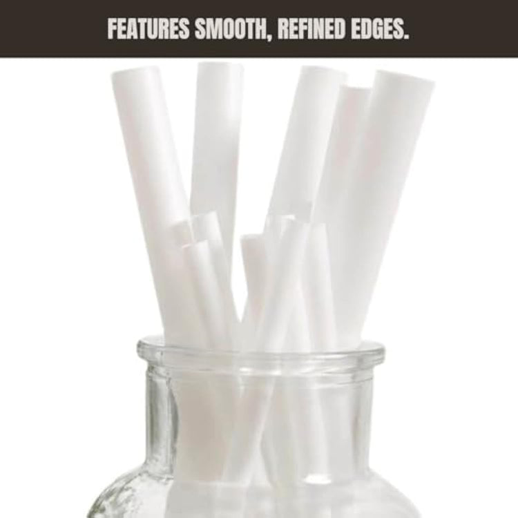 Biodegradable PLA Straws 12mm*230mm / 6mm*230mm | Individually Wrapped UK