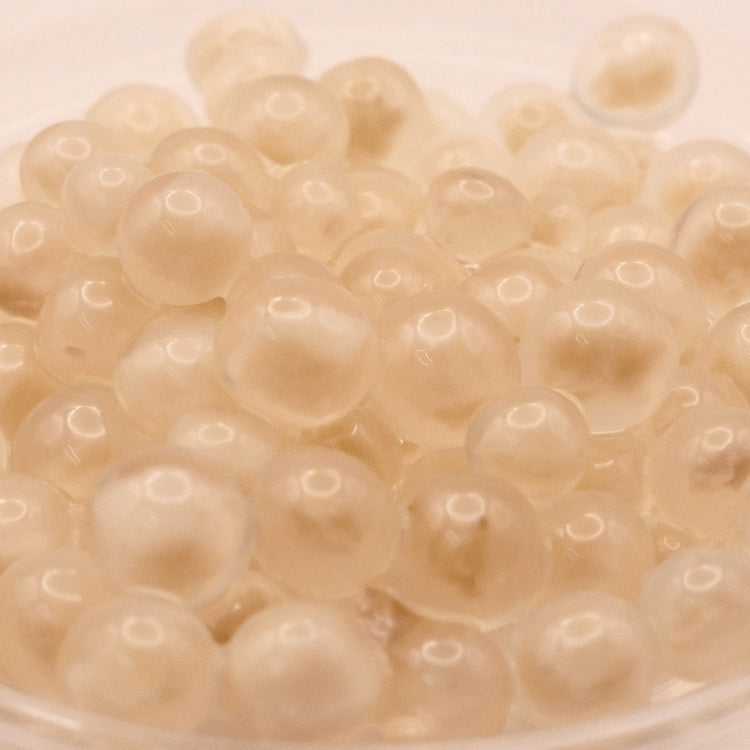Wholesale Water Chestnut Popping Boba Pearls with crisp texture for UK bubble tea topping supply.