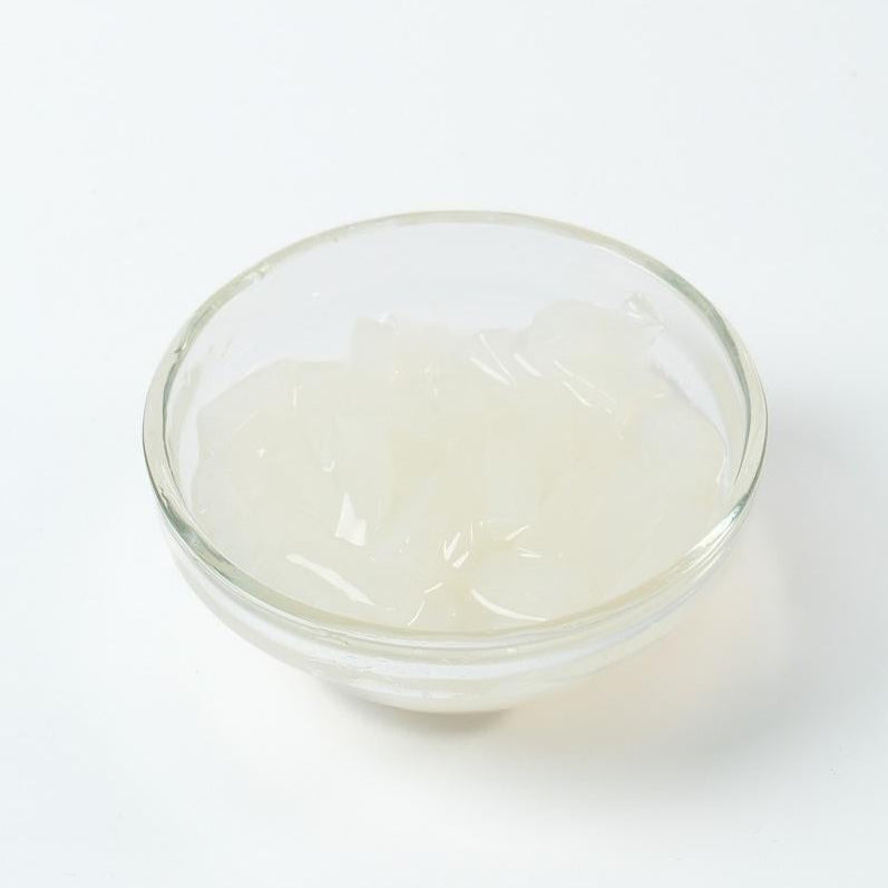 Wholesale Original Nata de Coco Coconut Jelly Cubes, clear and chewy topping for UK bubble tea supply.
