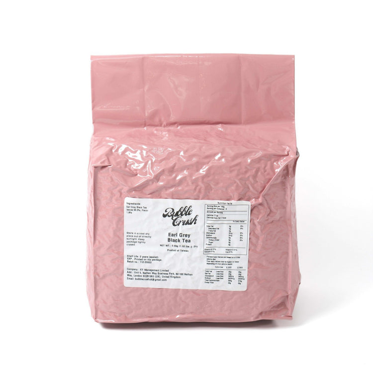 Deep amber-coloured Earl Grey Black Tea infusion, highlighting the strength and full oxidation of the tea leaves.