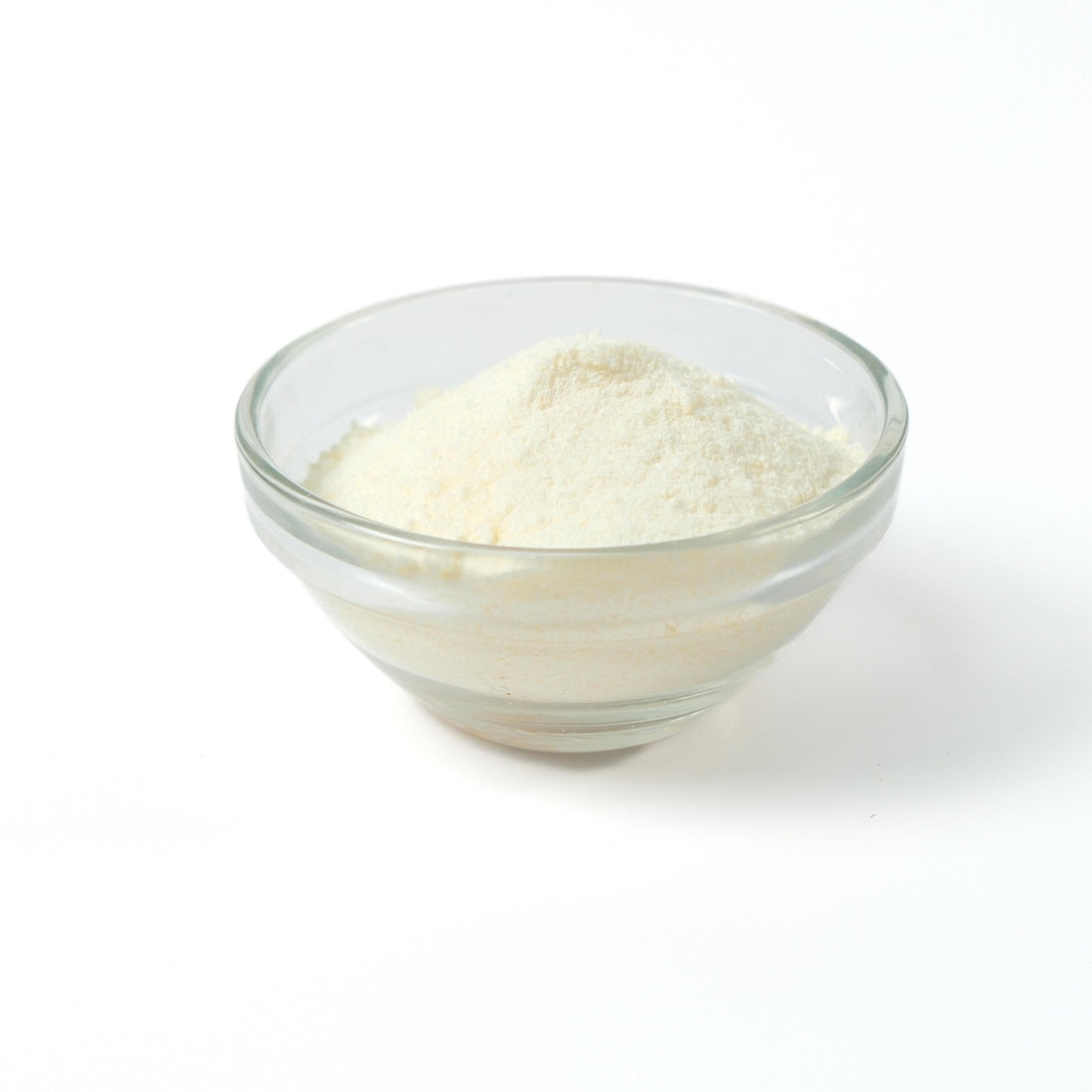 Refreshing Lychee milk tea drink being prepared instantly from the rapid-dissolve powder, showing light pink colour.