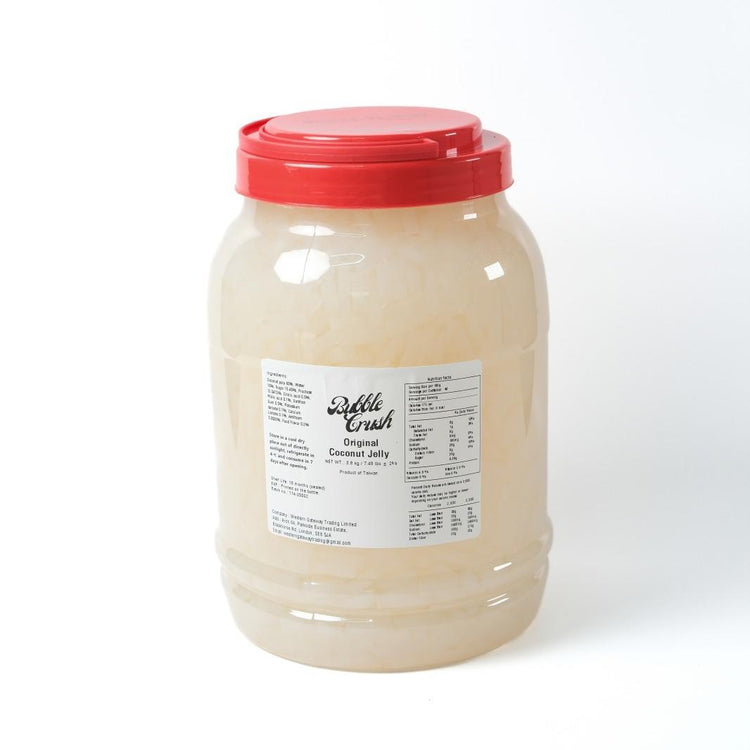 Bulk supply of Original Coconut Jelly cubes, high-quality, clear dessert and beverage topping for B2B.