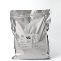 Finished iced black tea topped with a layer of luxurious Vegan Pink Salt Cheese Foam and a sprinkle of salt.