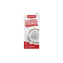 Multiple Freenow Barista Coconut Milk 1L cartons, illustrating a bulk supply for cafes and businesses seeking a high-quality, frothing-friendly dairy-free option.