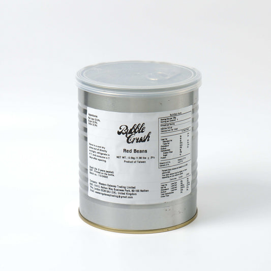 Wholesale Premium Red Bean Topping (900g), sweet and creamy ingredient for UK bulk bubble tea supply.