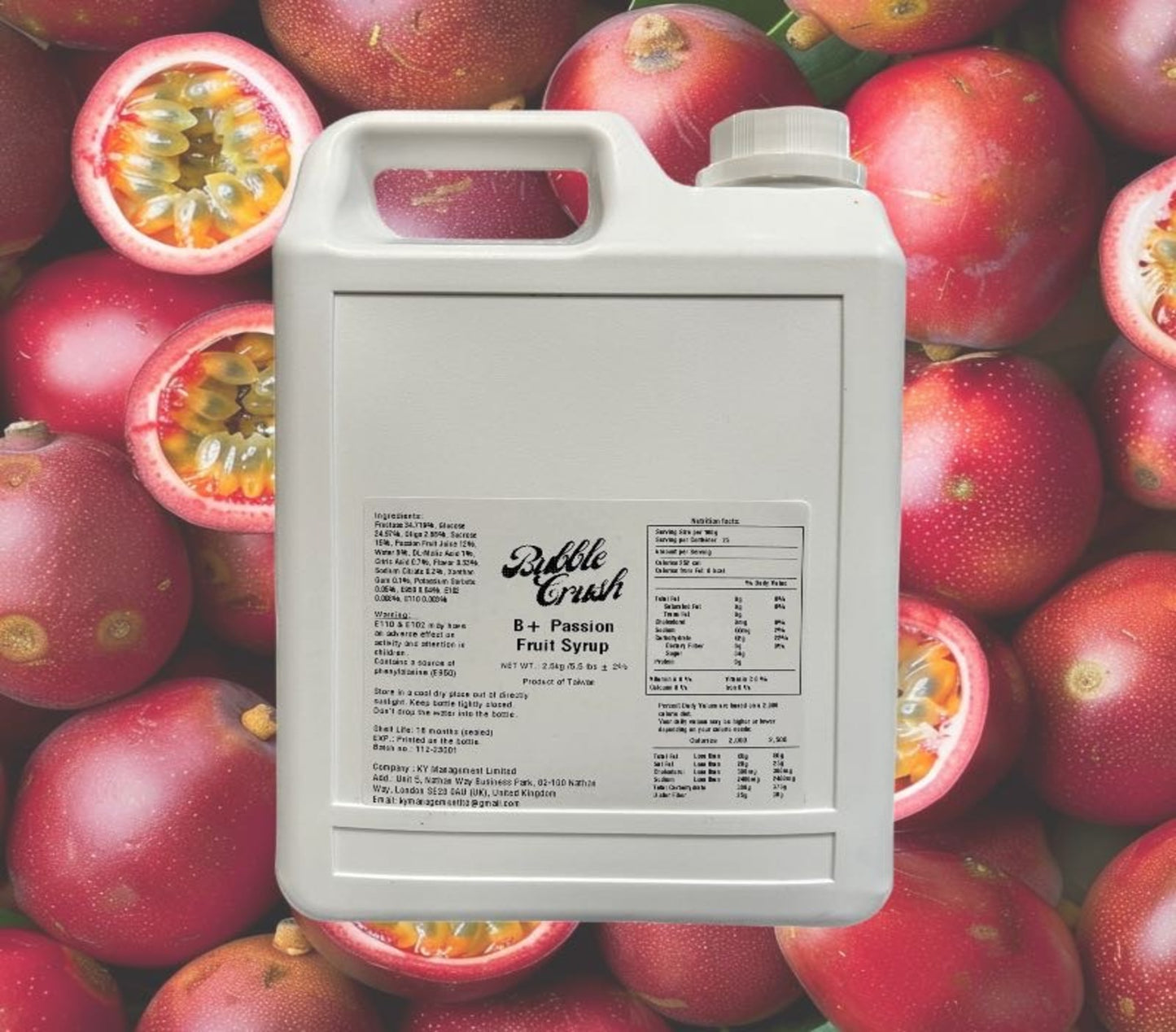 Grapefruit Syrup| Zesty Citrus Iced Tea & Mocktail Base UK 2.5KG