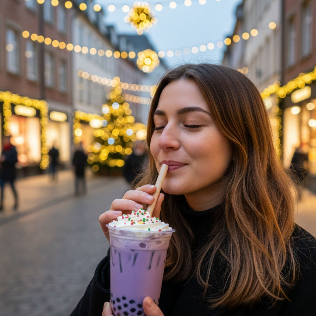 How Can I Make a Loaded Christmas Taro Bubble Tea at Home? (UK Guide)