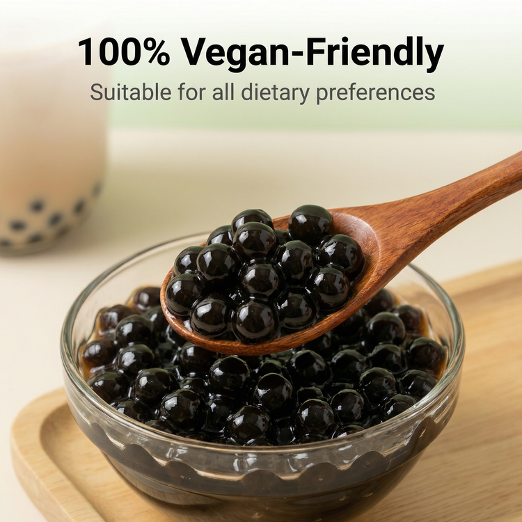 Tapioca Pearls 2.2 | Premium Boba for Bubble Tea | 3kg Bag