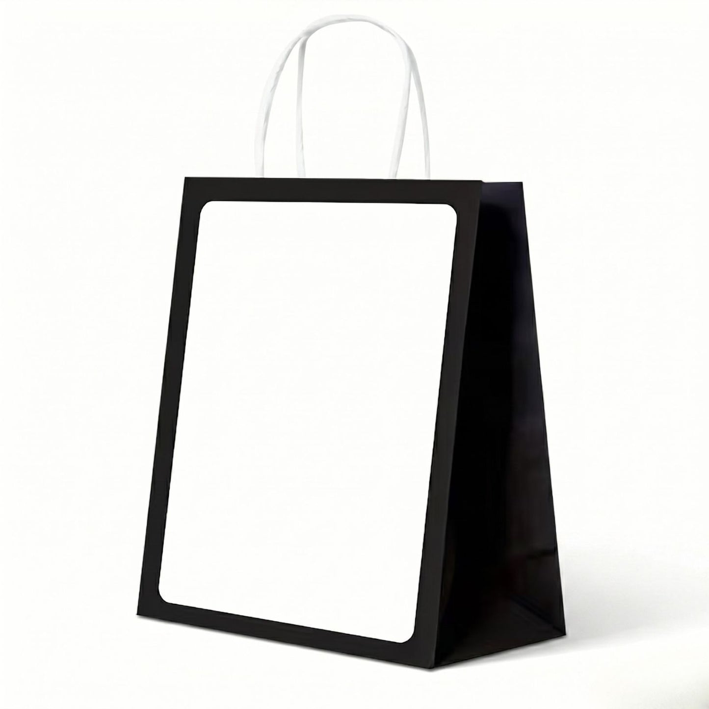 Kraft Paper Bags | 400Pcs |Double-Cup Carrier with Cotton Rope Handles - 21x11x27cm