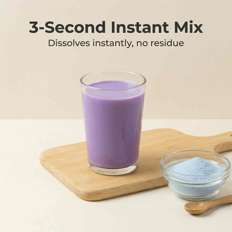 3-in-1 Taro Milk Tea Powder | Instant Bubble Tea Powder