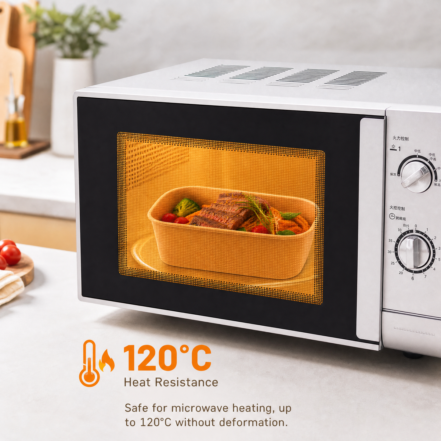 500ml Food Containers 300Pcs | Clamshell Takeaway Boxes 12.2x17x4.3cm
