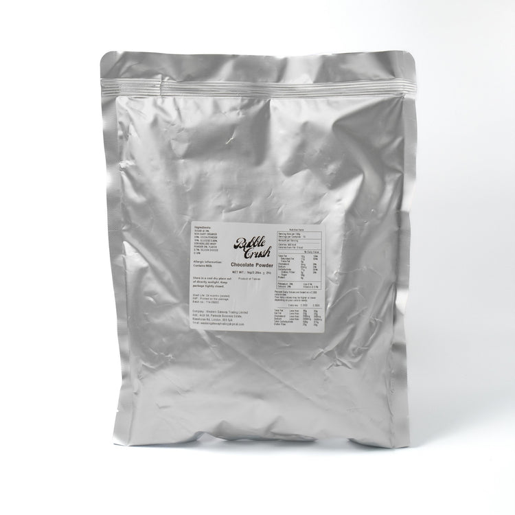 Versatile Chocolate Powder mix used to make bubble tea, milkshake, and hot chocolate.