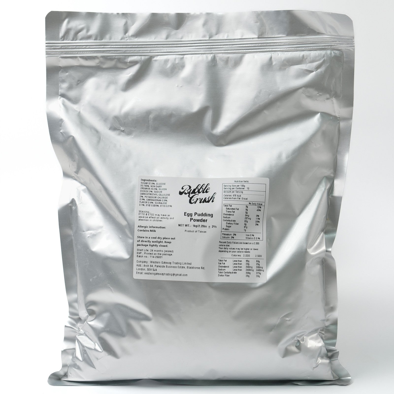 Silky, cubed Vegan Egg Pudding dessert made with powder, ready to be added to bubble tea.