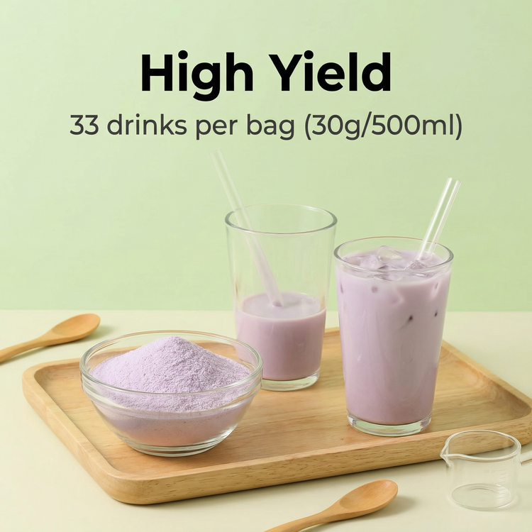 Taro Bubble Tea Powder | Instant Milk Tea Mix UK | 1kg Bag