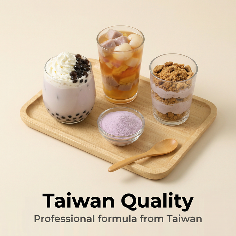Taro Bubble Tea Powder | Instant Milk Tea Mix UK | 1kg Bag