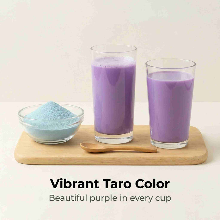3-in-1 Taro Milk Tea Powder | Instant Bubble Tea Powder
