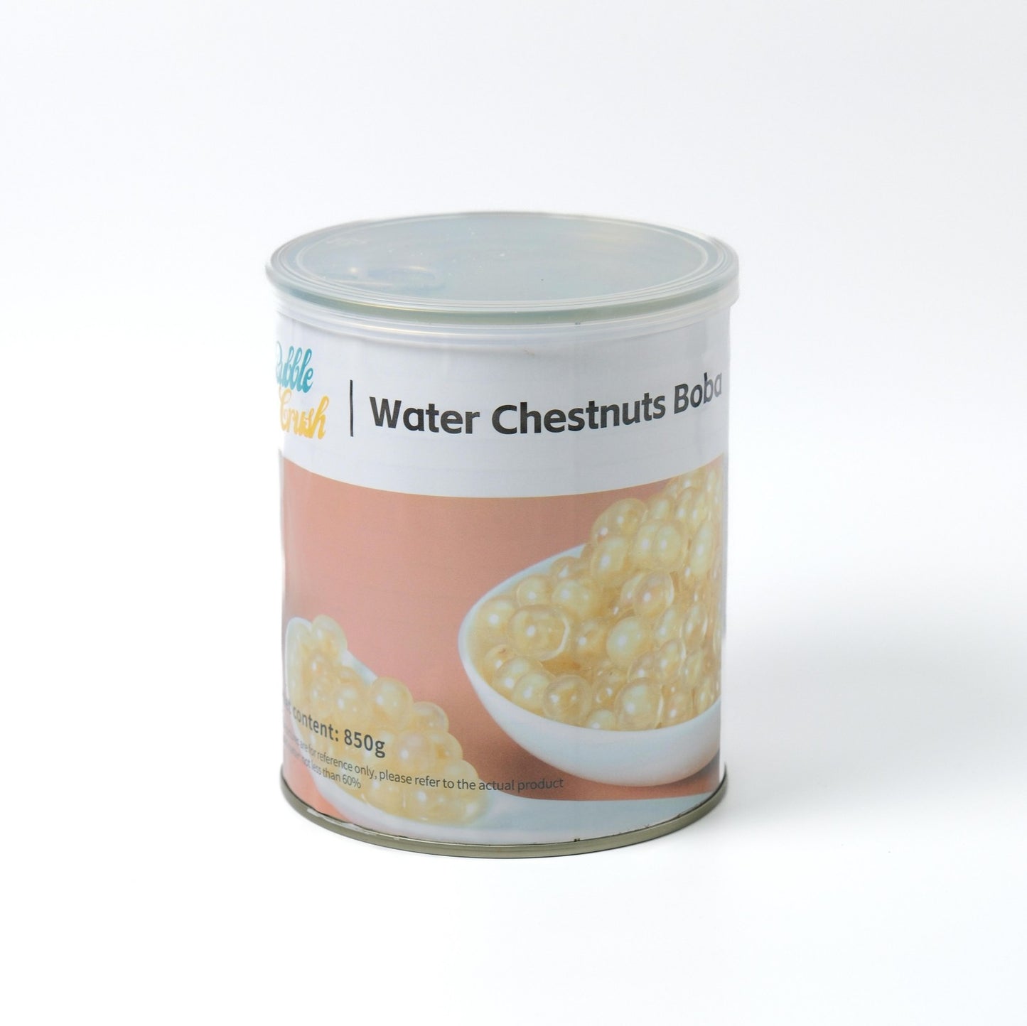 Wholesale Water Chestnut Popping Boba Pearls with crisp texture for UK bubble tea topping supply.