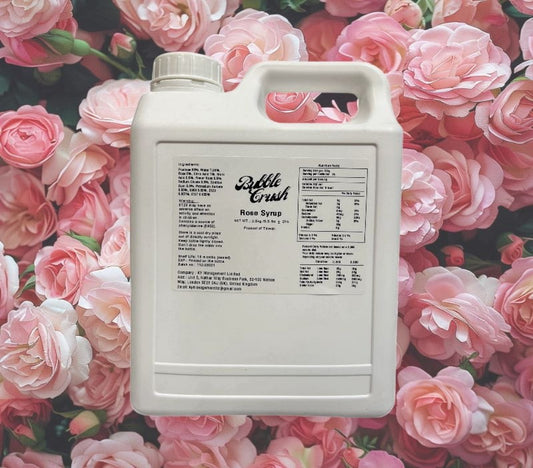 Rose Syrup | Delicate Floral Bubble Tea & Dessert Flavour UK 2.5L