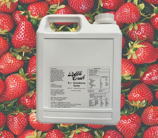 Strawberry Syrup | Classic Sweet Fruit Bubble Tea & Dessert Flavour UK