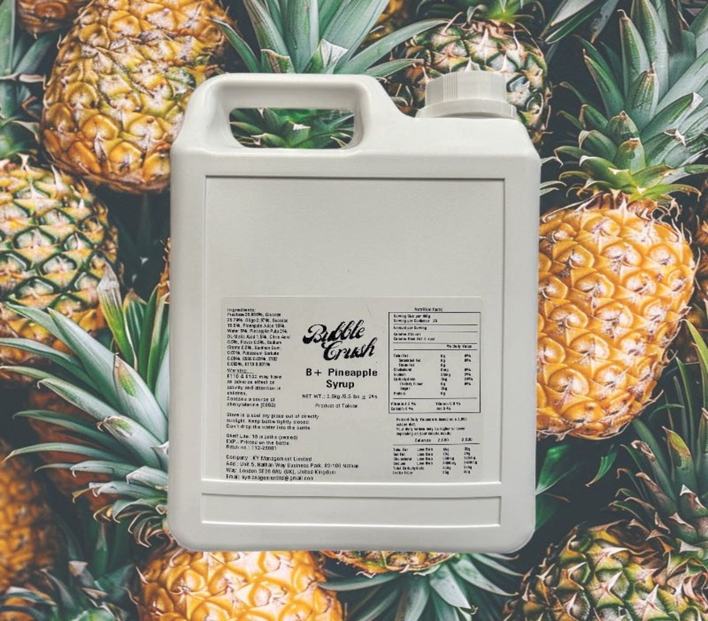 Pineapple Syrup | Tropical Zesty Fruit Base UK