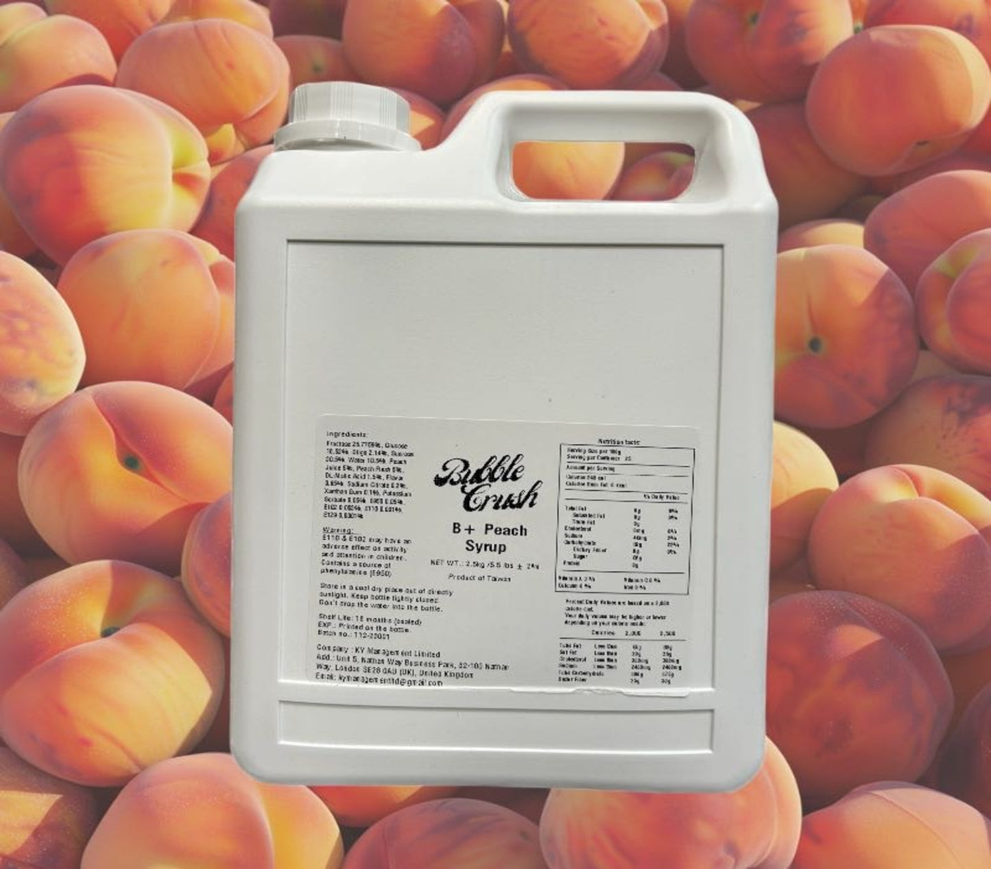 Peach Syrup 2.5KG